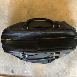 samsonite ladies leather weekender
